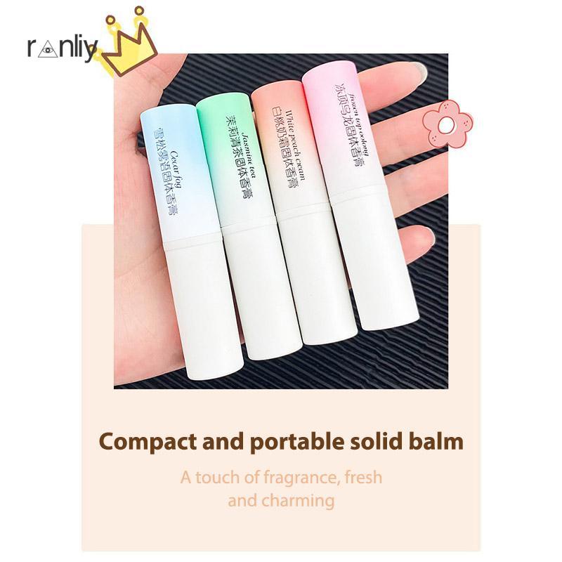 Ranliy💗Nước Hoa Khô Solid Balm Hương Hoa Quả Trái Cây