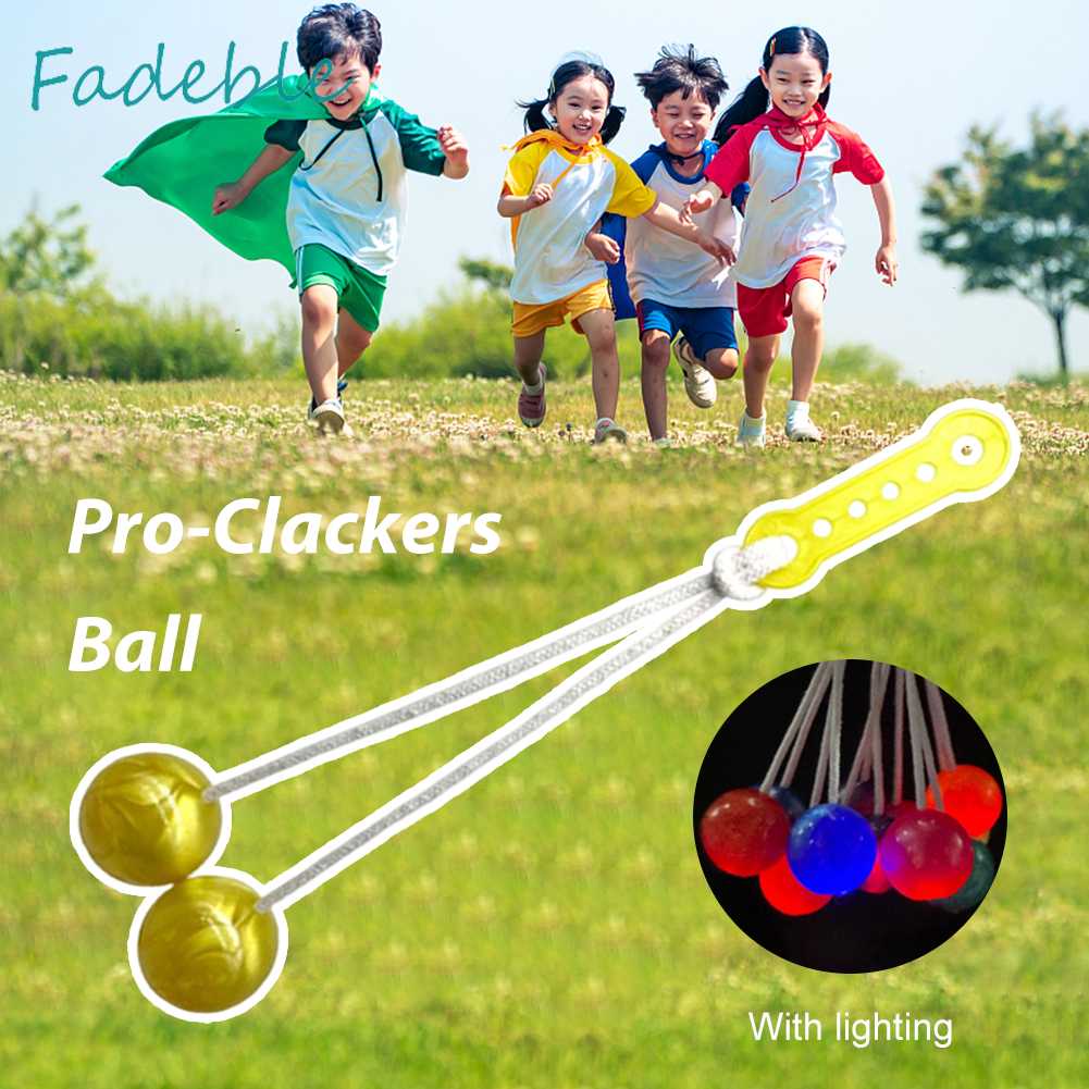 Đồ Chơi Quả Bóng Lato-Lato Có Đèn Giảm Căng Thẳng Cho Trẻ Em Và Người Lớn