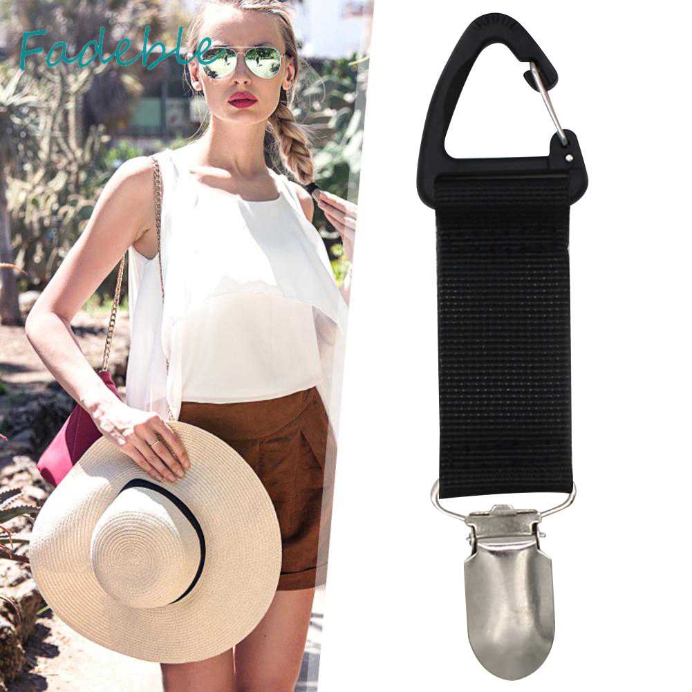 Kẹp Giữ Nón Bằng Vải Tiện Dụng Khi Đi Du Lịch