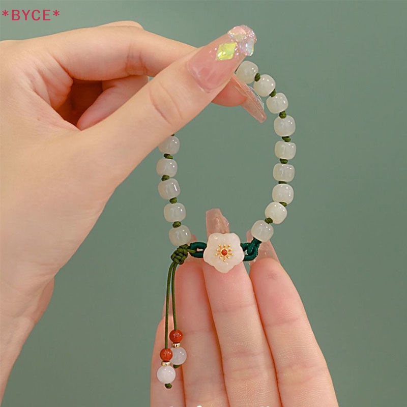 Vòng Tay Mã Não Phối Hoa Phong Cách Trung Hoa Thời Trang Cho Nữ Mới