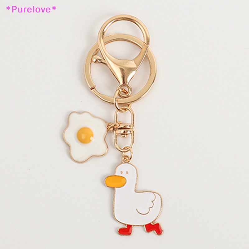 Móc Khóa Hình Quả Trứng Vịt Ngộ Nghĩnh Mới