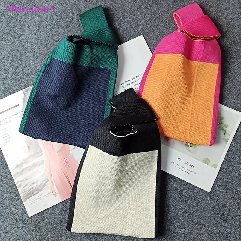 Túi Xách Dệt Kim Siêu Nhẹ Phong Cách Thời Trang Nhật Bản Dành Cho Nữ Mới