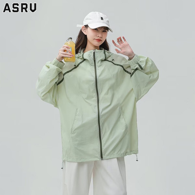 ASRV Áo Khoác Chống Tia UV Kiểu Dáng Đơn Giản Thời Trang Cho Nam