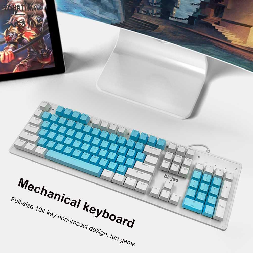Bàn Phím Cơ 104 Phím Thoải Mái Thời Trang Cho Máy Tính