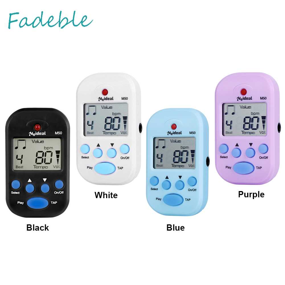 Máy Nhịp Nhịp Điện Tử M50 Có Màn Hình LCD