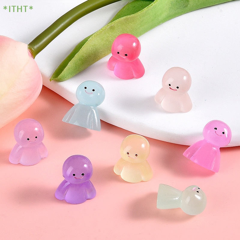 Bộ 10 Đồ trang trí Búp Bê Nhựa Phát Sáng Trong Bóng Tối Trang Trí Sân Vườn Mới