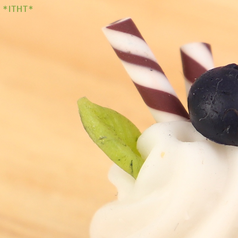 1 Mô Hình Bánh Cupcake Mini Tỉ Lệ 1: 12 Cho Nhà Búp Bê Mới