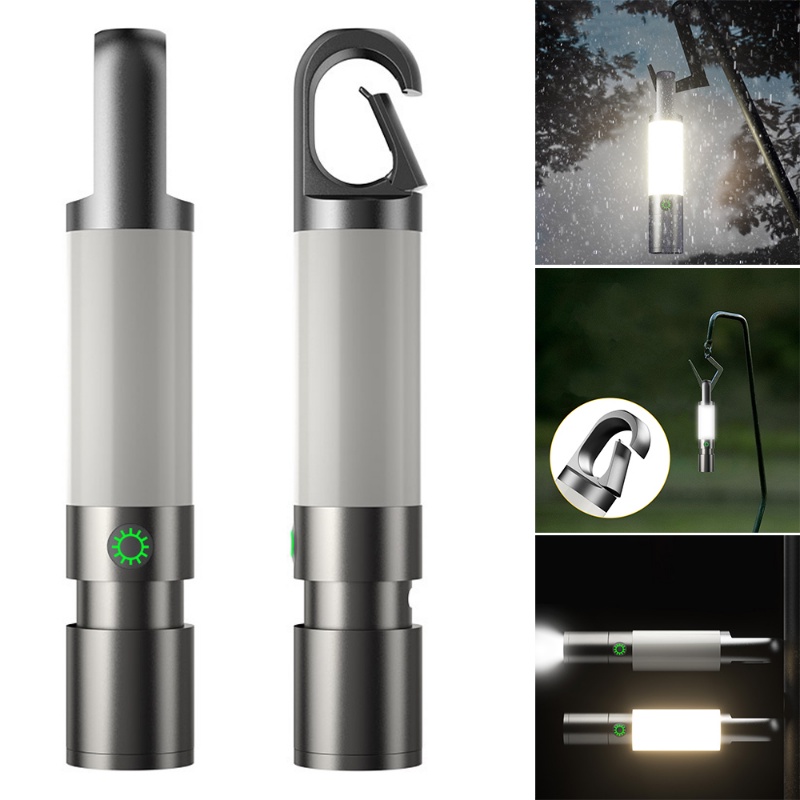 Đèn Pin 4 Chế Độ Kèm Sạc Type-C Thiết Kế Nhỏ Gọn Tiện Dụng Cho Cắm Trại