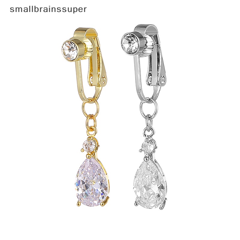 1 Khuyên Rốn Không Cần Xỏ Lỗ Bằng Thép Không Gỉ Trang Sức Cho Nữ SBS