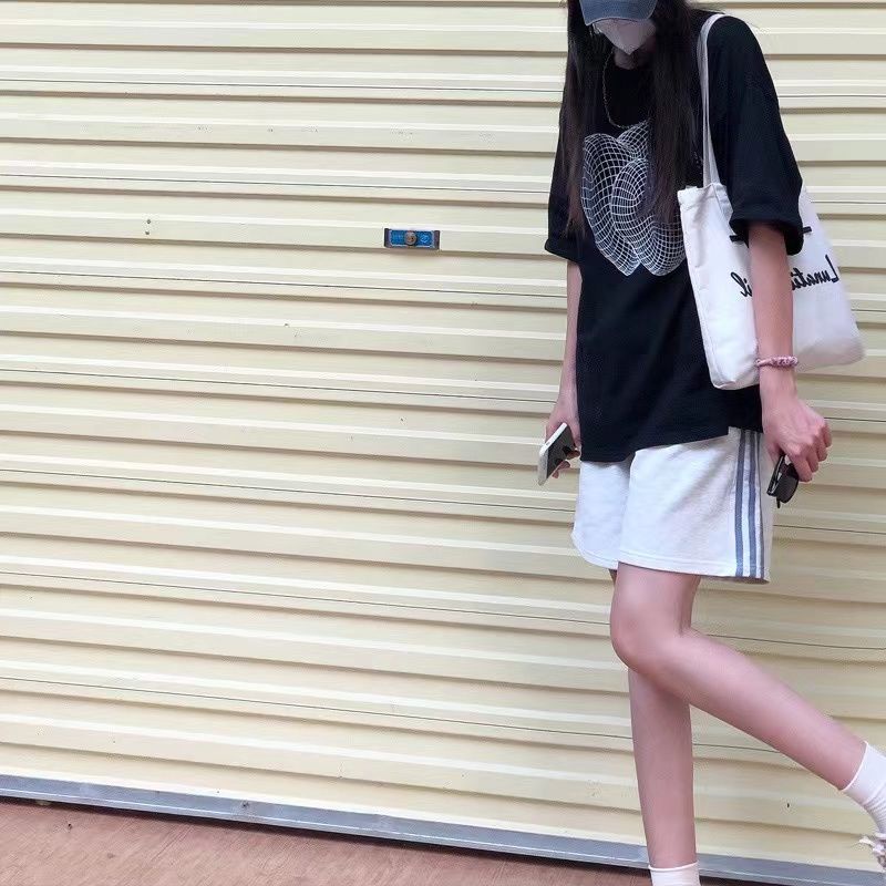 Quần Short Cotton Màu Trơn Lưng Cao Phong Cách Mới Mùa Hè Dễ Phối Đồ Cho Nữ