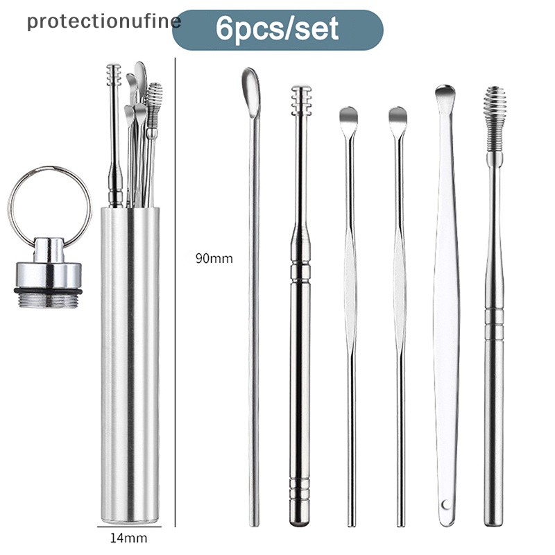 Bộ 6 Dụng Cụ Lấy Ráy Tai Bằng Thép Không Gỉ PR3VN