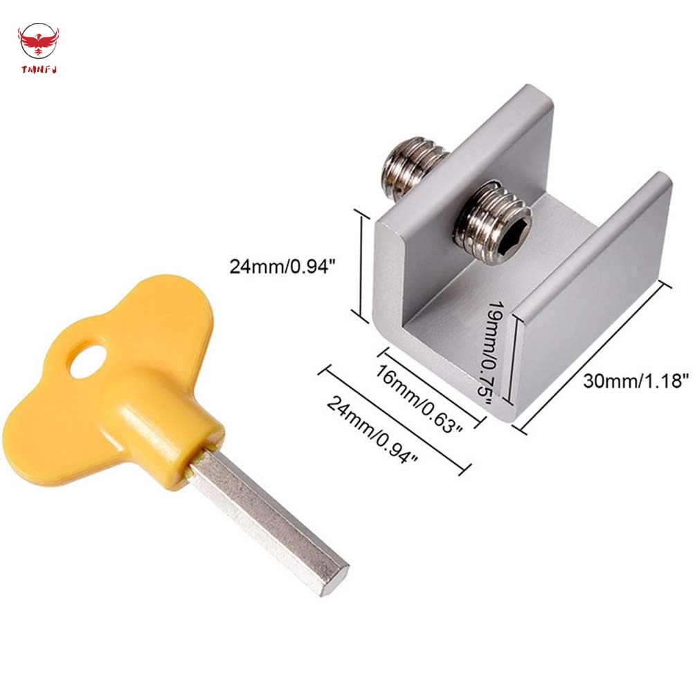 Kẹp Chặn Cửa Sổ Bằng Nhôm Thông Dụng Cho Phòng Ngủ