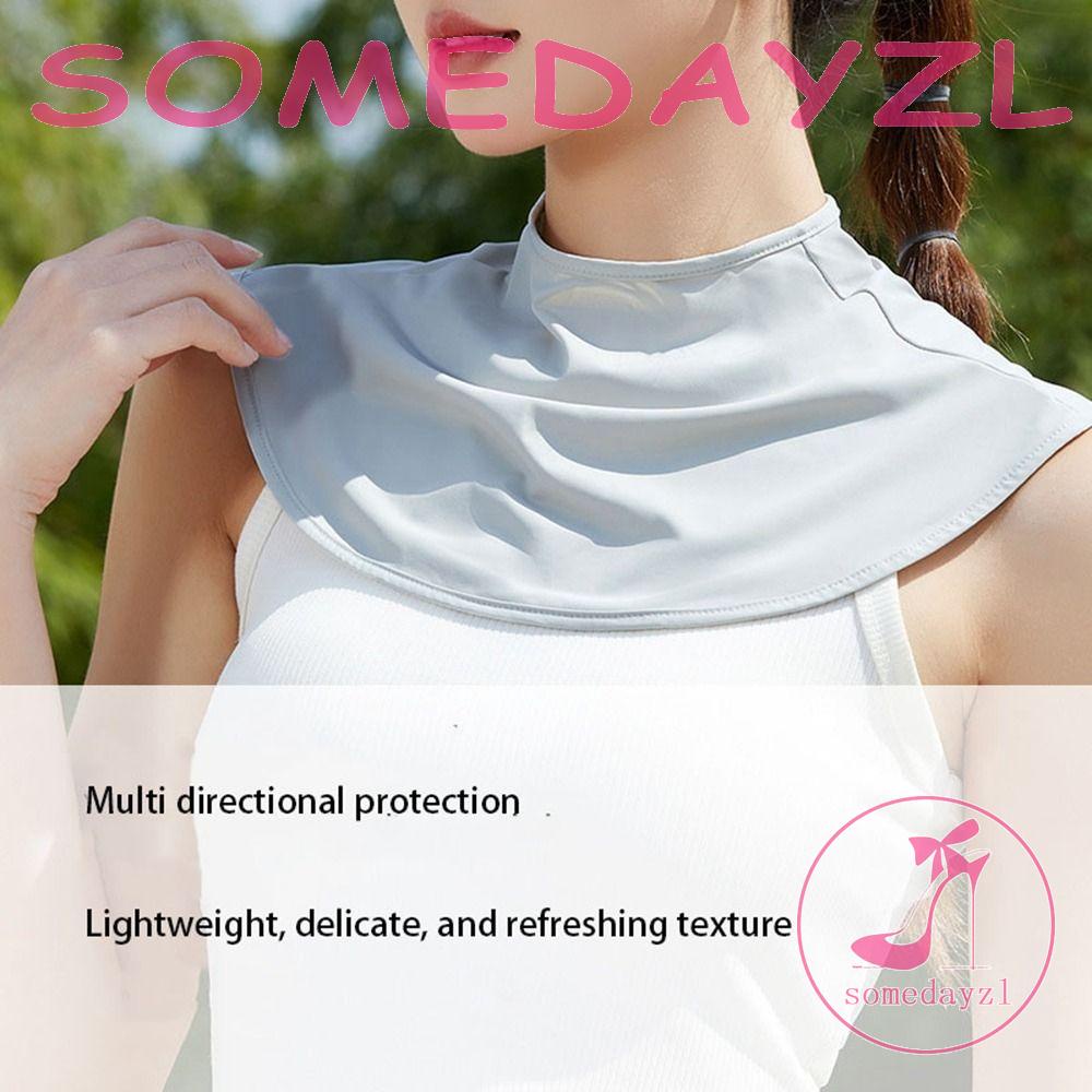 Khăn Quàng Cổ Chống Nắng Bằng Lụa Lạnh Cho Nữ