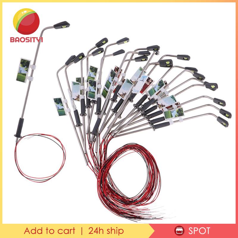 [Baosity1] 40 Mô Hình Đèn Đường Xe Lửa Tỉ Lệ 1: 100