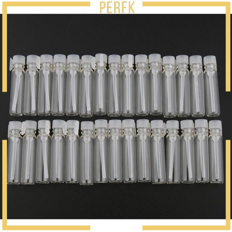 Set 60 Lọ Thủy Tinh Rỗng Đựng Tinh Dầu / Nước Hoa Mẫu Thử