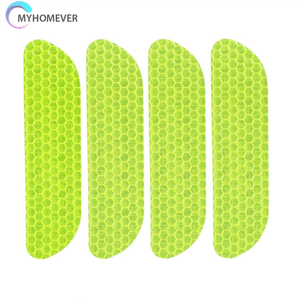 Bộ 4 Miếng Dán Phản Quang Cảnh Báo Mở Cửa Xe Hơi