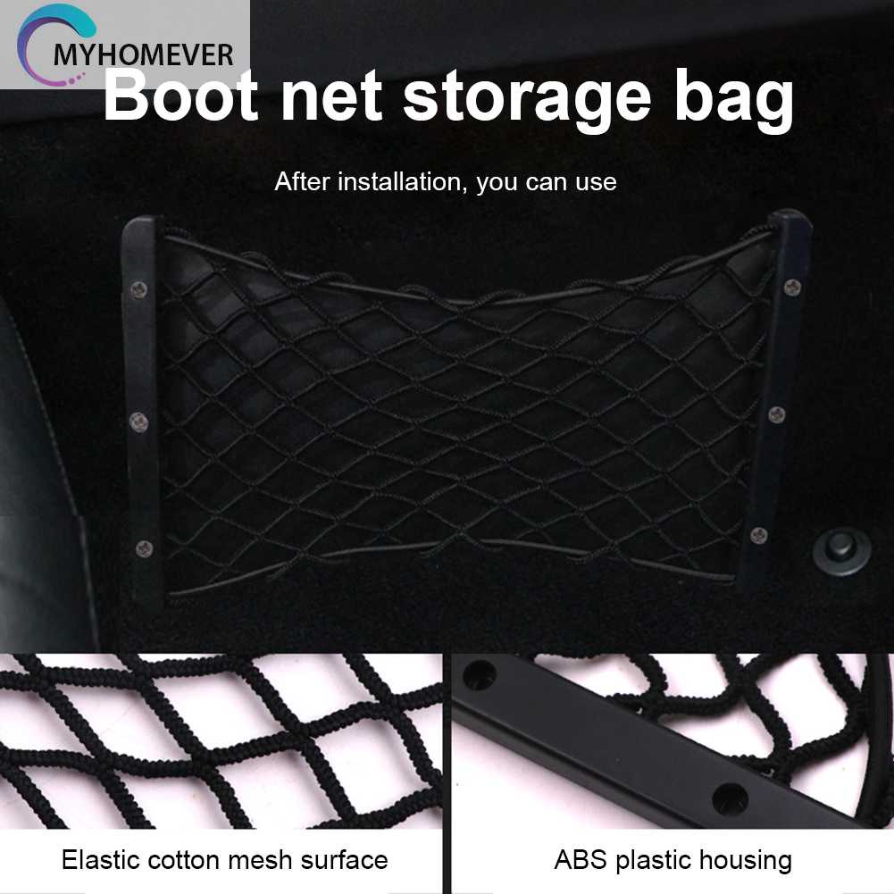 Túi Lưới Đựng Đồ Linh Hoạt Chống Mài Mòn Gắn Sau Lưng Xe Hơi