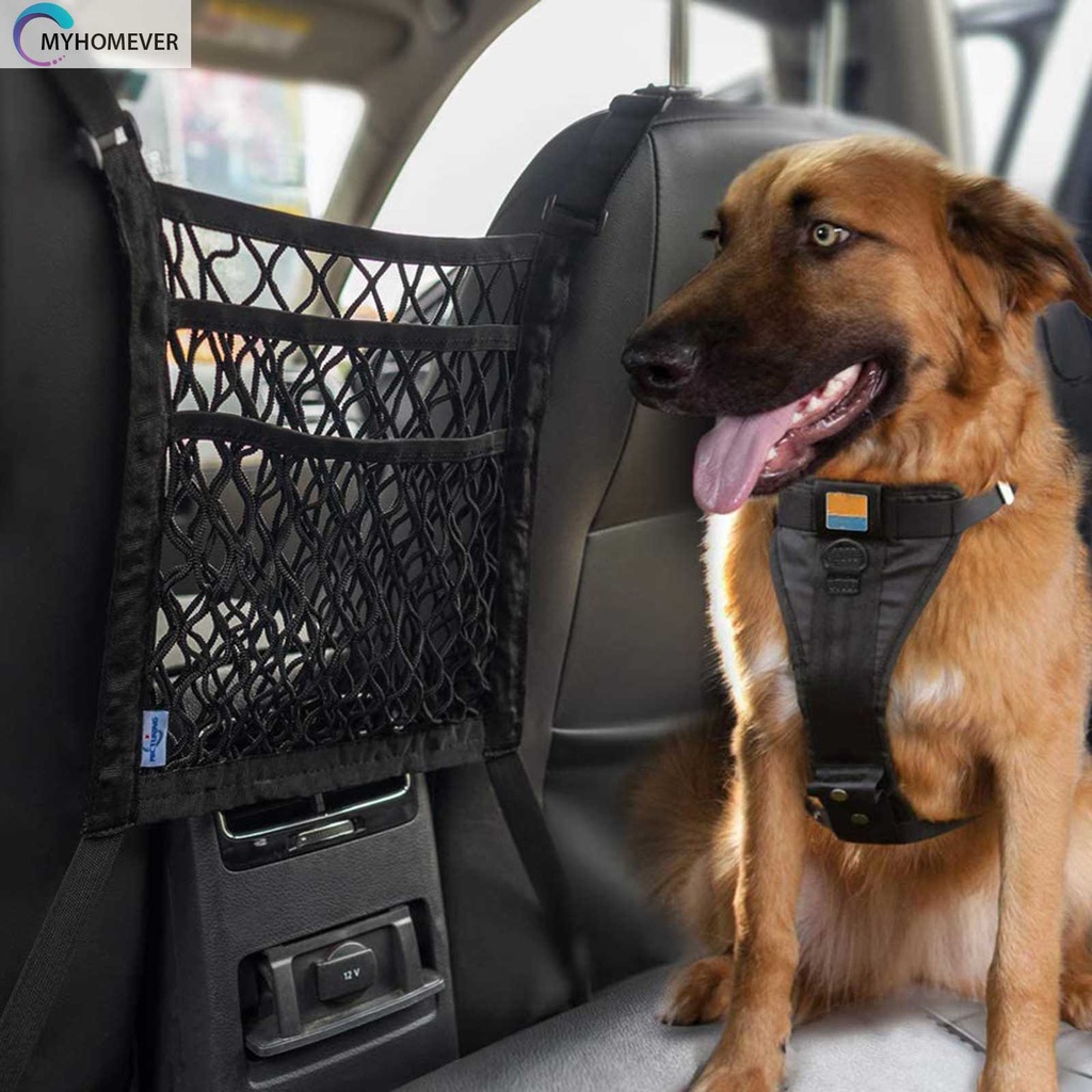 Túi Lưới Ghế Sau Xe Hơi 3 Lớp Co Giãn Bảo Vệ