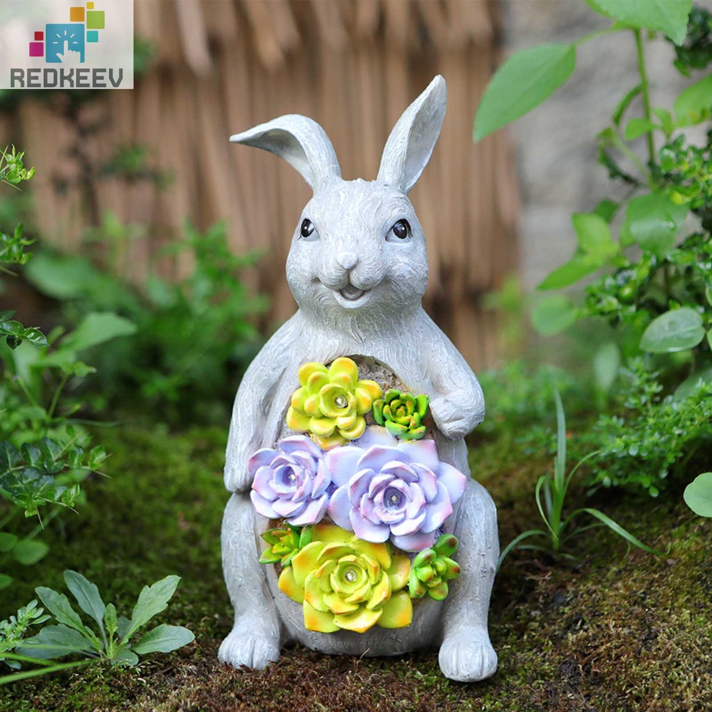 Đồ trang trí Tượng Rùa Bằng Nhựa Resin Sử Dụng Năng Lượng Mặt Trời