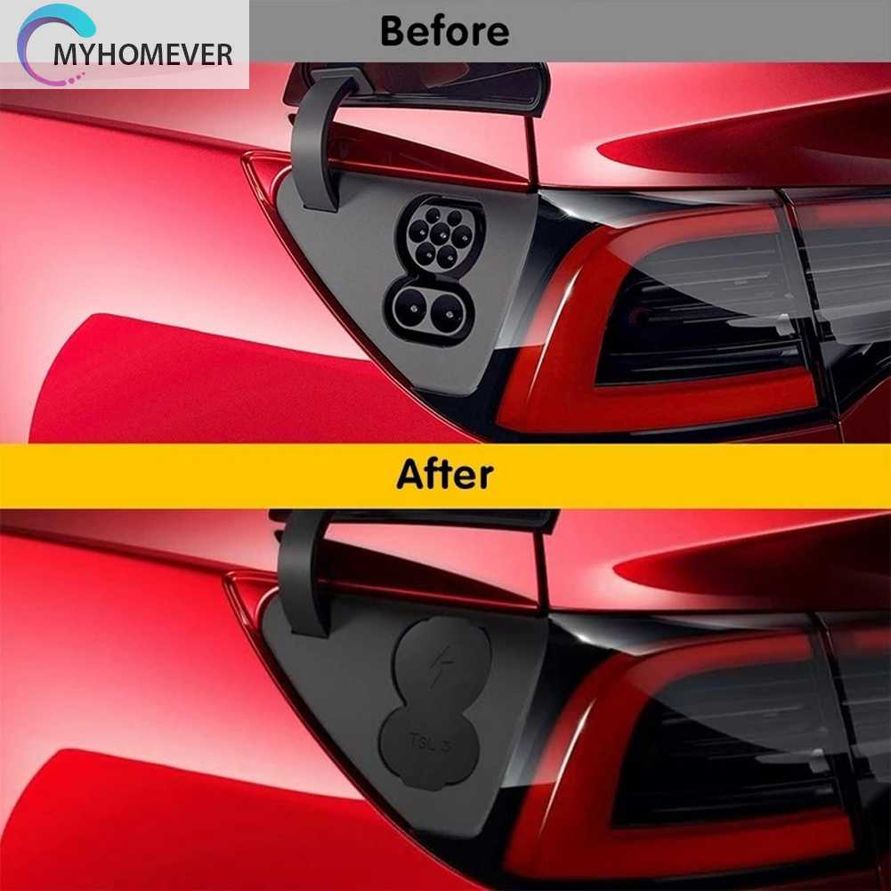 Miếng Silicone Bảo Vệ Lỗ Sạc Chống Nước Tiêu Chuẩn Châu Âu Cho Tesla Model 3 / Y