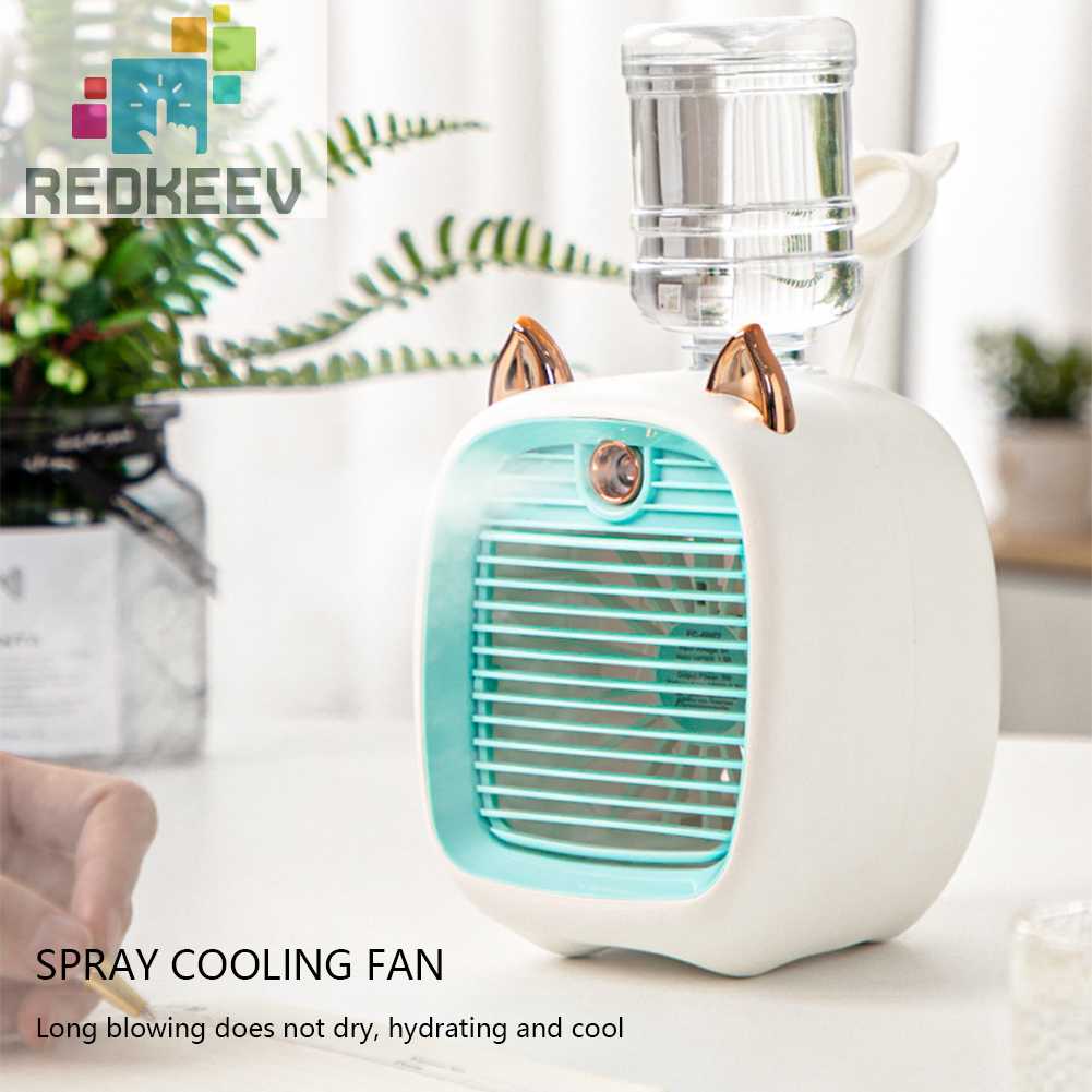 Quạt Điều Hòa Để Bàn 3 Tốc Độ Mini 1200mAh Có Thể Điều Chỉnh