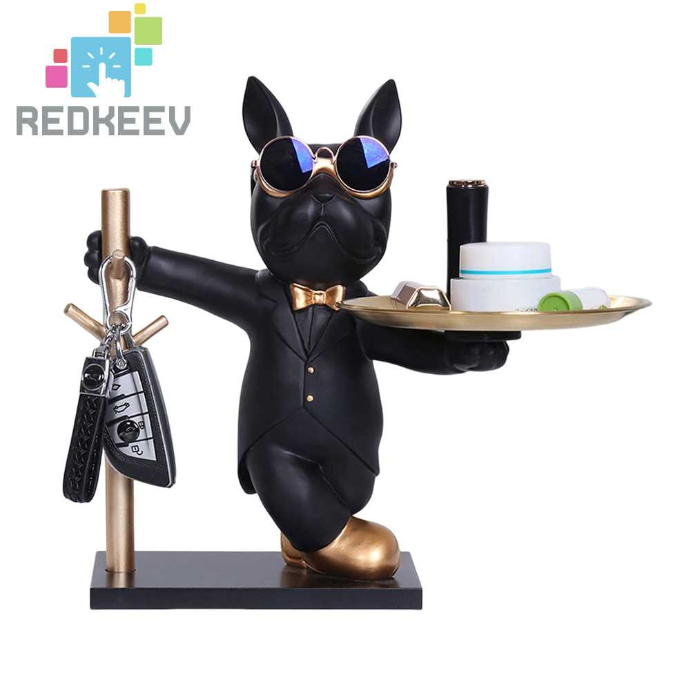 Mô Hình Chó Bull Nghệ Thuật Bằng Nhựa Resin Trang Trí Quán Cà Phê / Cửa Hàng