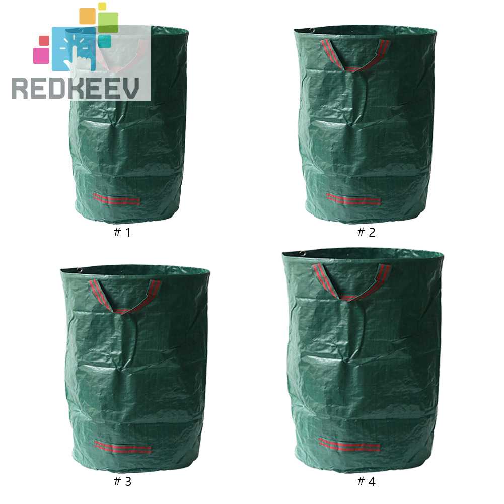 Túi Đựng Rác Sức Chứa Lớn Có Thể Tái Sử Dụng Cho Sân Vườn