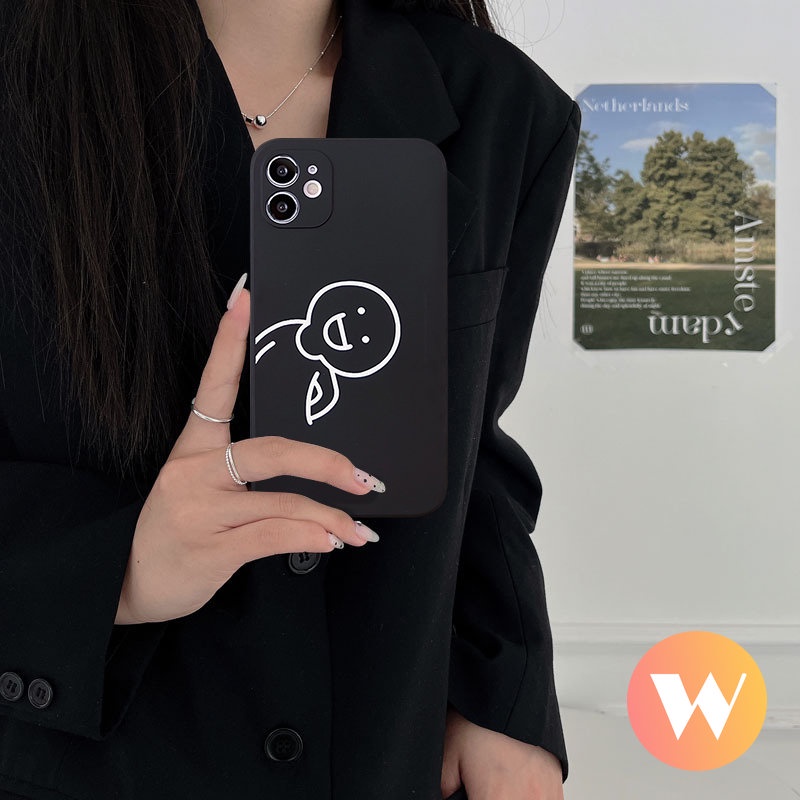 Ốp Điện Thoại Tpu Mềm Họa Tiết Vui Nhộn Cho IPhone 6S 7 6 8 Plus 11 12 13 14 Pro Max X XS Max XR 7Plus SE 2020