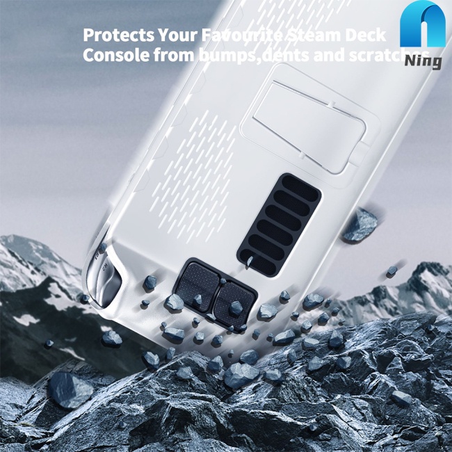 Bộ 7 Miếng Dán Bảo Vệ Màn Hình Kèm Giá Đỡ Tiện Dụng Cho Steam Deck