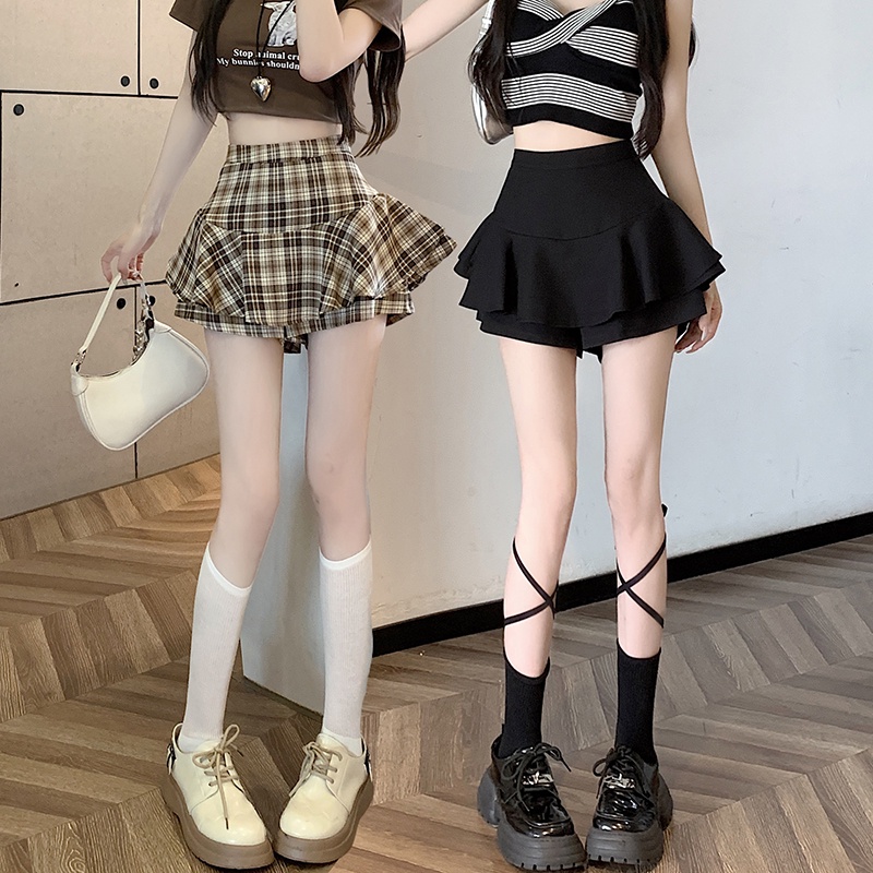 Chân Váy Chữ A Lưng Cao Thời Trang Mùa Hè Hàn Quốc Mới