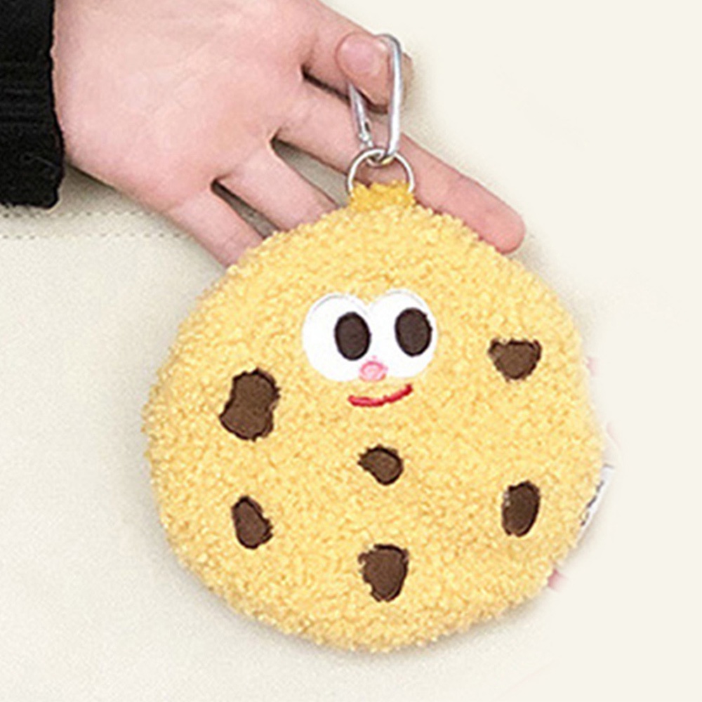 Túi Đựng Tiền Xu Hình Bánh Quy Nhồi Bông Xinh Xắn Ví