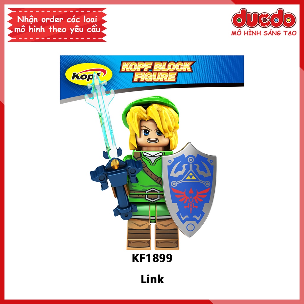 Minifigures các nhân vật trong game The Legend Of Zelda - Đồ chơi Lắp ghép Xếp hình Mini Mô hình Kopf KF6184