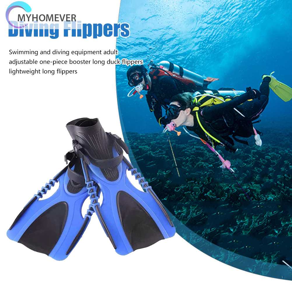 Chân Vịt Bơi Lội Dài Bằng Silicone Chống Trượt Cho Người Lớn