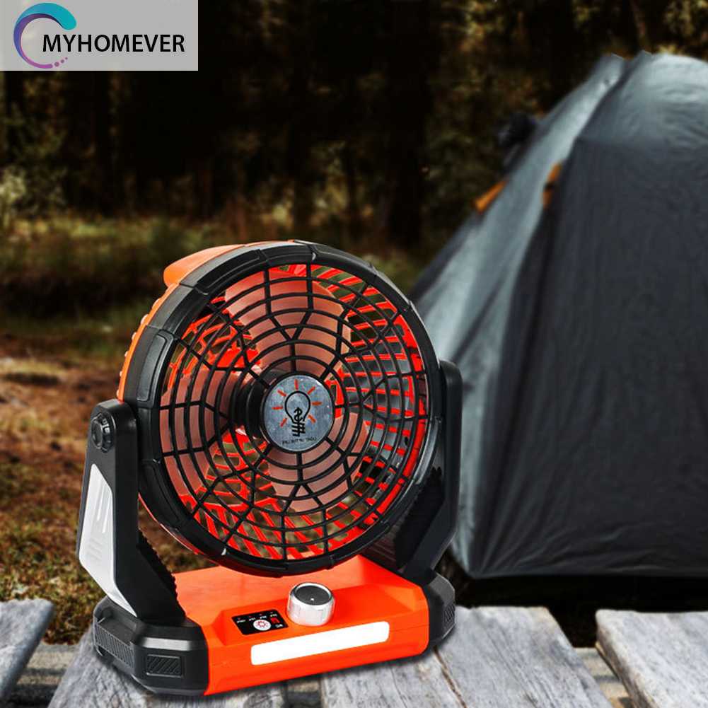 Quạt Điện 5200mAh Có Thể Sạc Lại Bằng Cổng USB Dùng Nướng BBQ Tiện Dụng