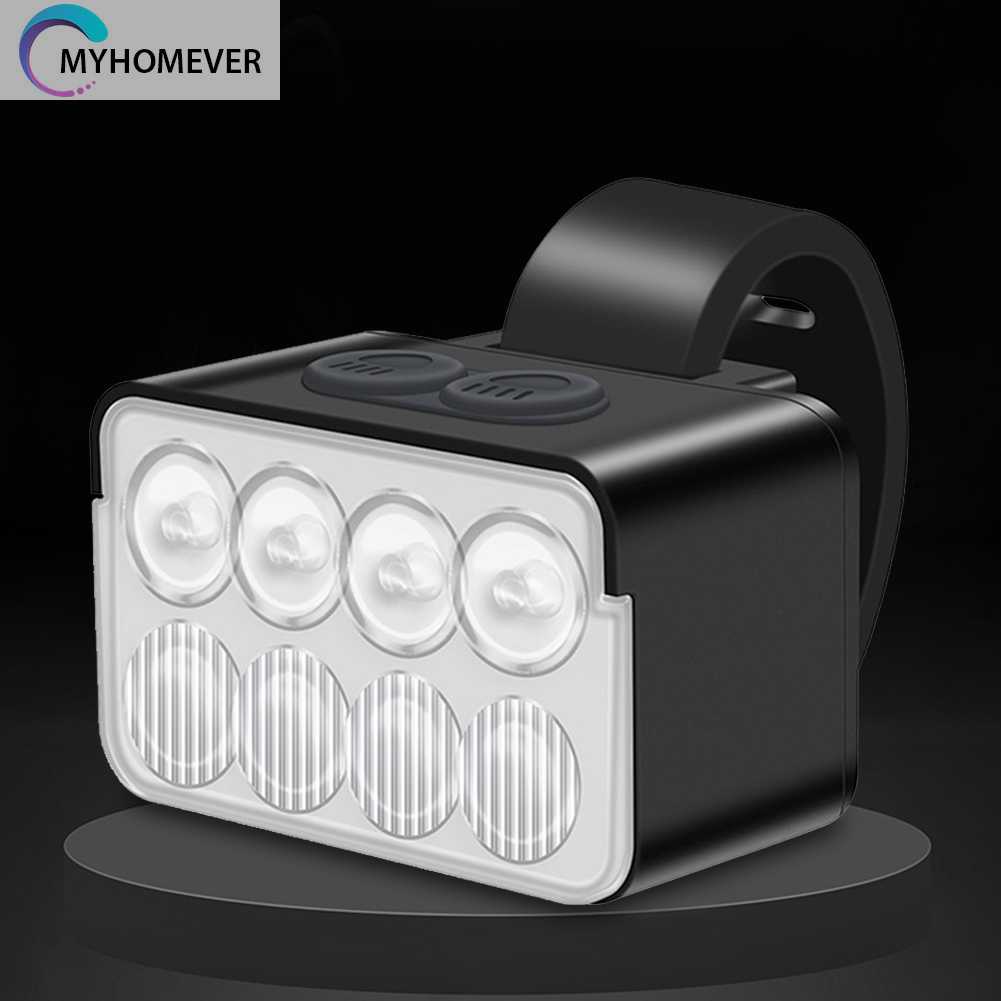 Đèn Pha 900LM LED TYPE-C 1000mAh IPX6 Chống Nước Có Thể Sạc Lại Cho Xe Đạp