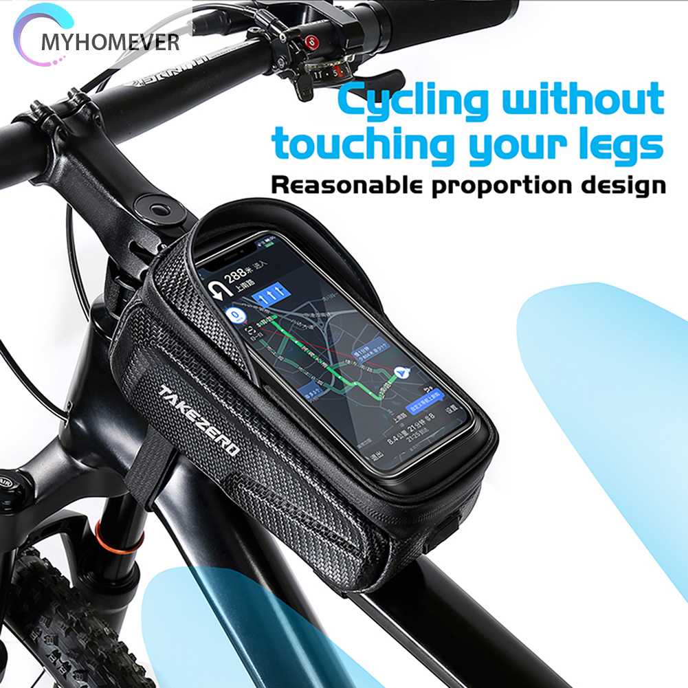 Túi Vỏ Cứng Phản Quang Dung Tích 1L Gắn Khung Xe Đạp