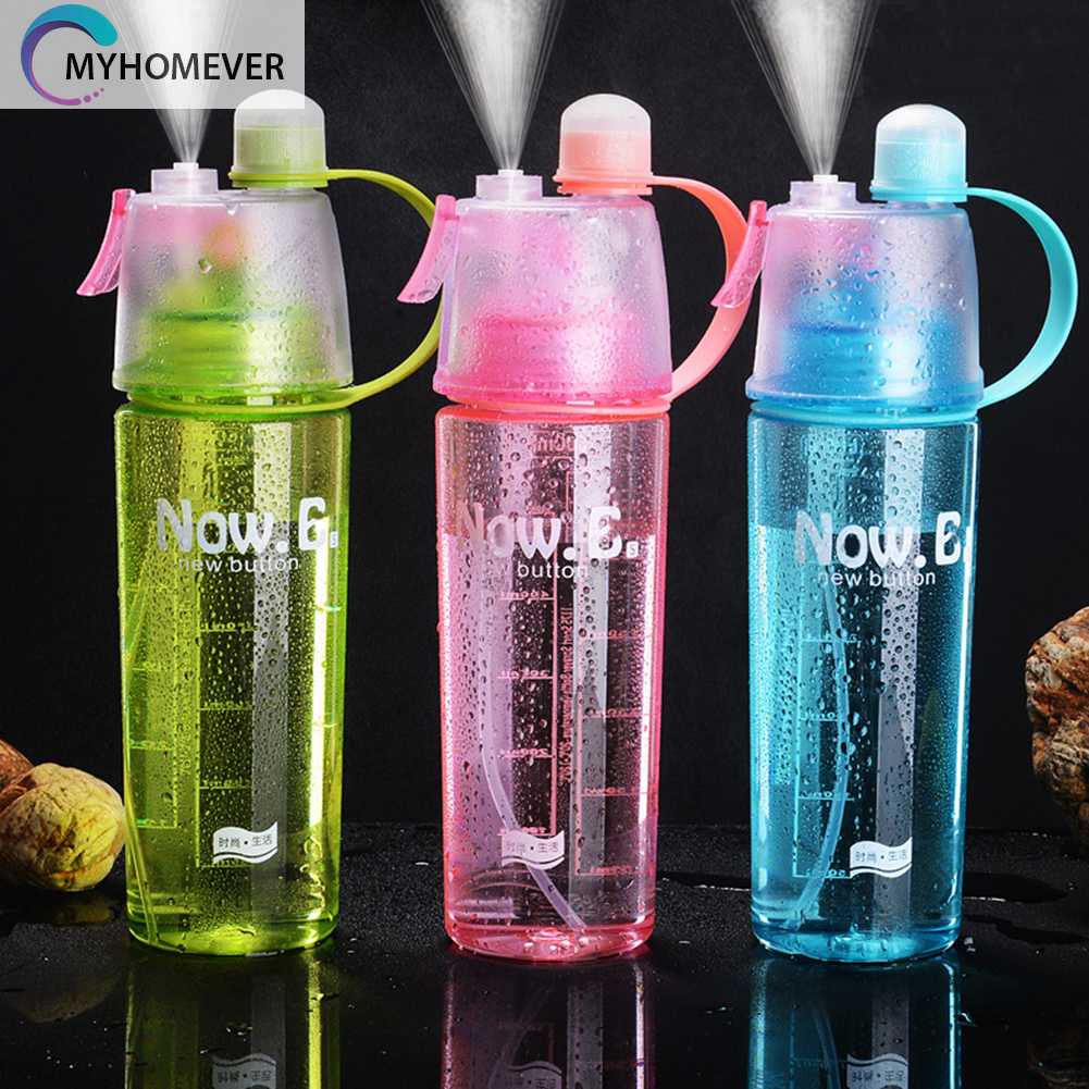 Bình Nước Thể Thao Có Vòi Xịt Bằng Nhựa Tiện Dụng