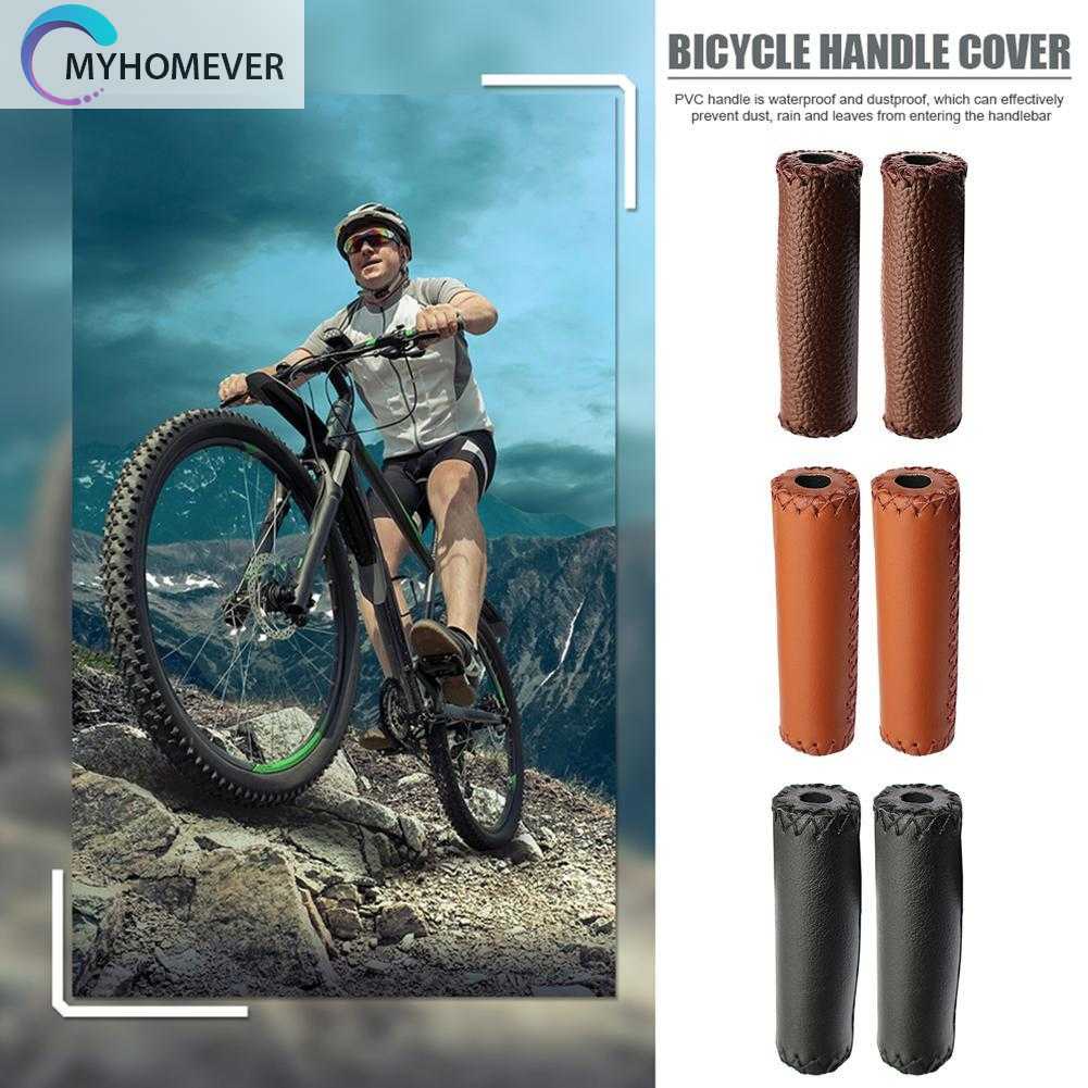 1 Cặp Vỏ Bọc Tay Lái Xe Đạp MTB Bằng Da PU Chống Trượt