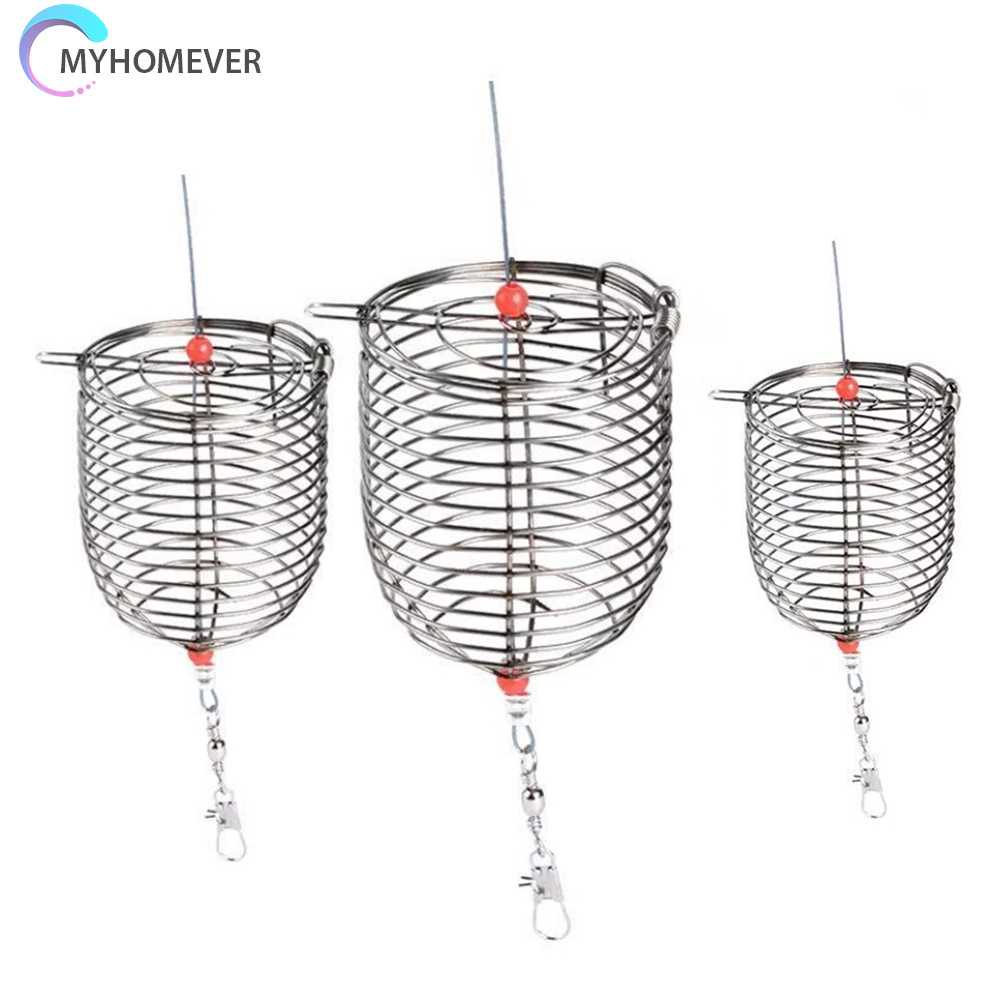 Lồng Đựng Mồi Câu Cá Hình Nón Giá Đỡ