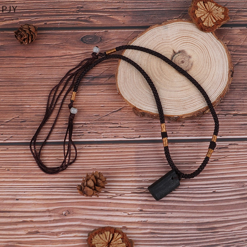 Mặt Vòng cổ Bằng Đá Tourmaline Đen Tự Nhiên