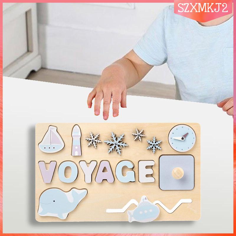 Bộ Đồ Chơi Xếp Hình Bằng Gỗ szxmkj2 Dành Cho Bé Mẫu Giáo