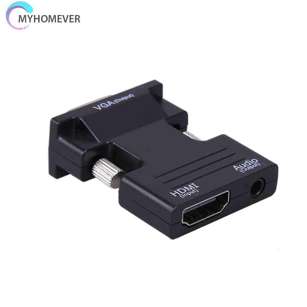 Bộ ChuyểN ĐổI Âm Thanh HDMI-compatible Female Sang VGA, Hỗ Trợ 1080P