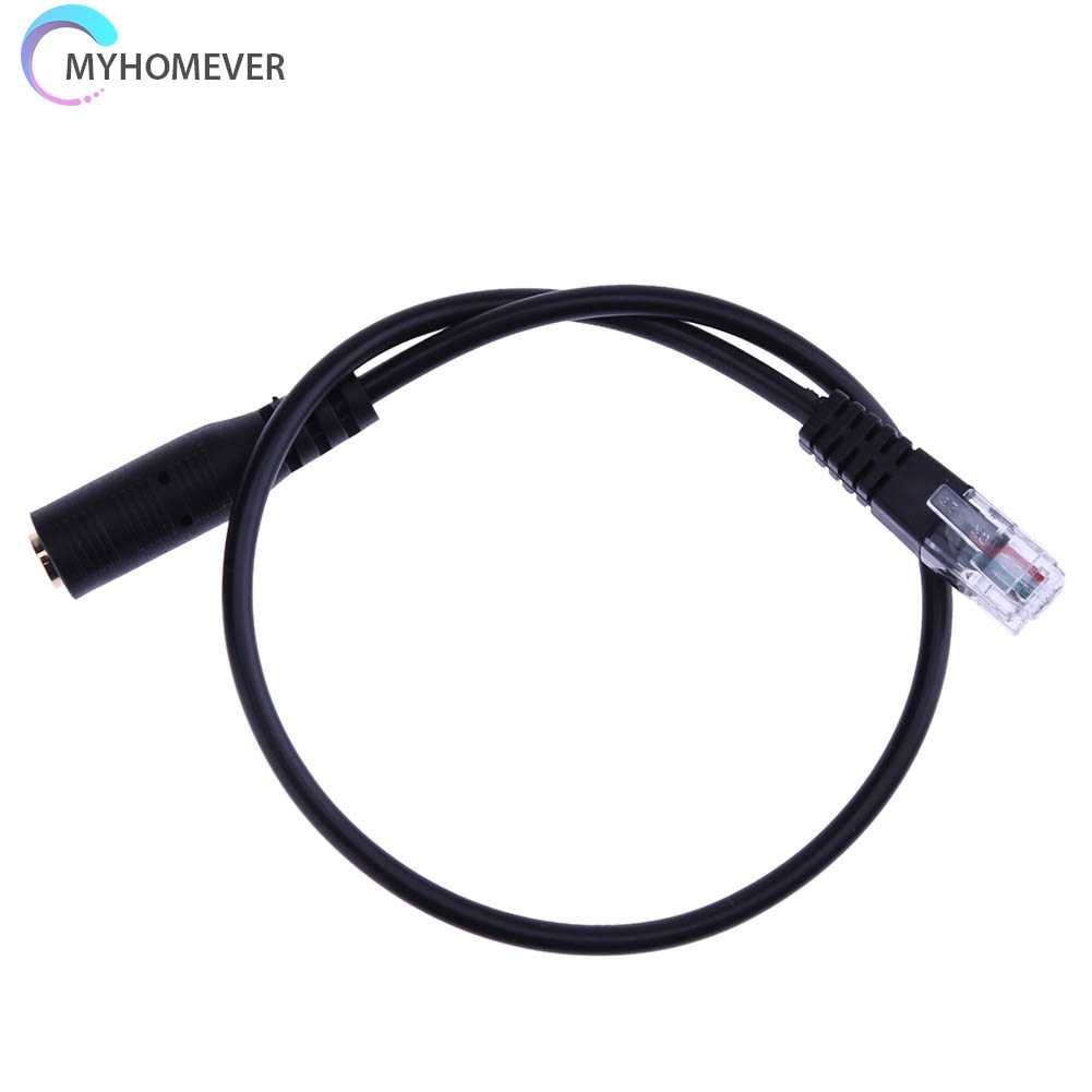 1 Dây Cáp Chuyển Đổi Cổng Âm Thanh 3.5mm Sang RJ9