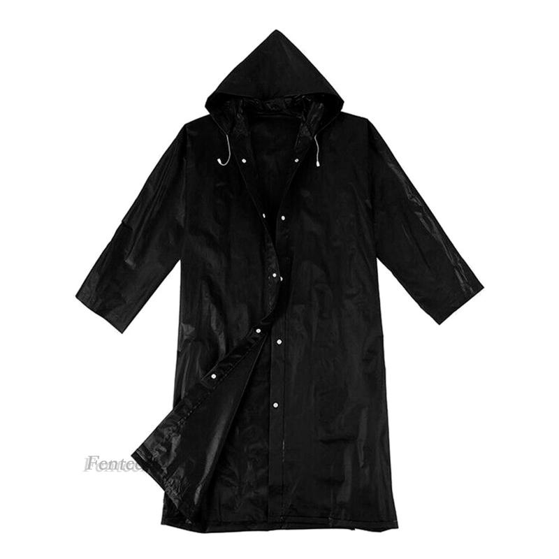 [Fenteer1] Áo Khoác Poncho Chống Thấm Nước Có Mũ Trùm Dùng Ngoài Trời