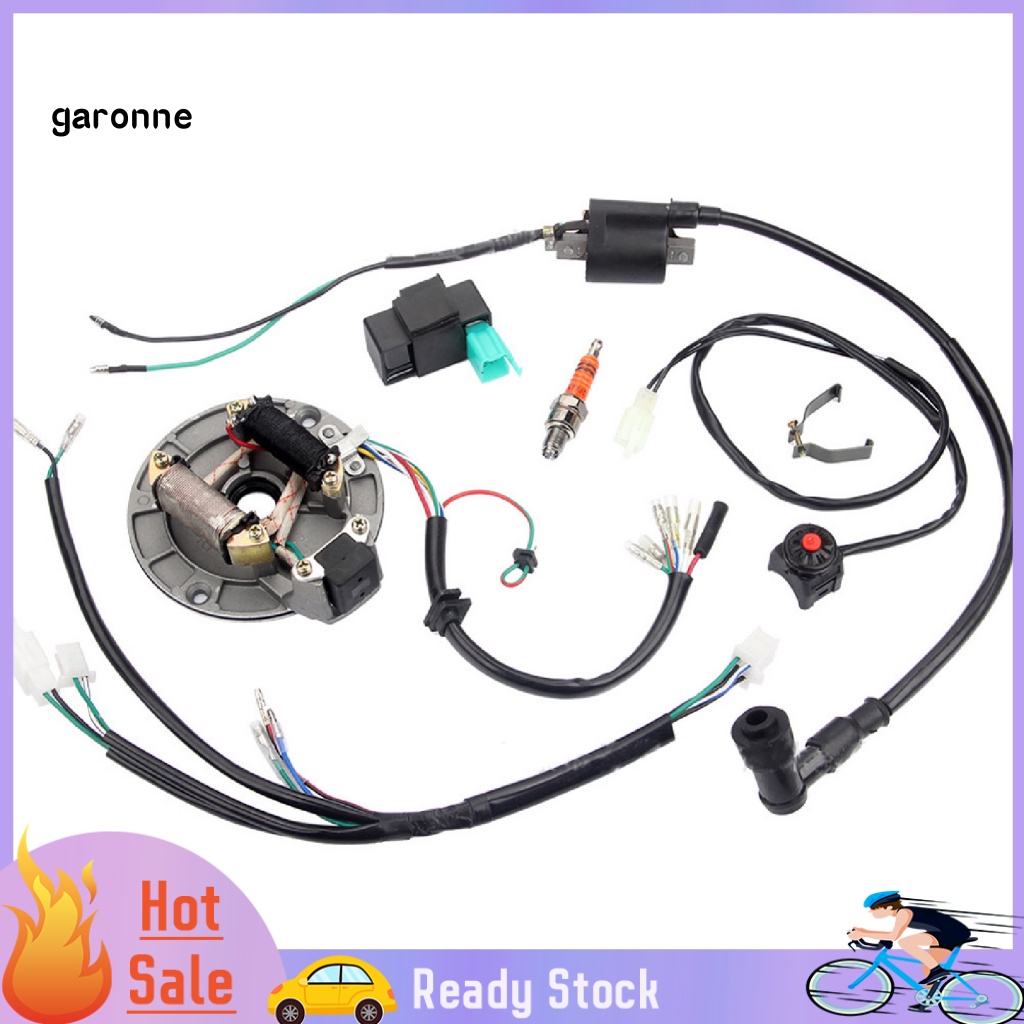 1 Bộ Cuộn Dây Đánh Lửa Từ Tính 2 Cuộn Cho Xe Đạp 50cc 70cc 110cc 125cc 4 Stroke