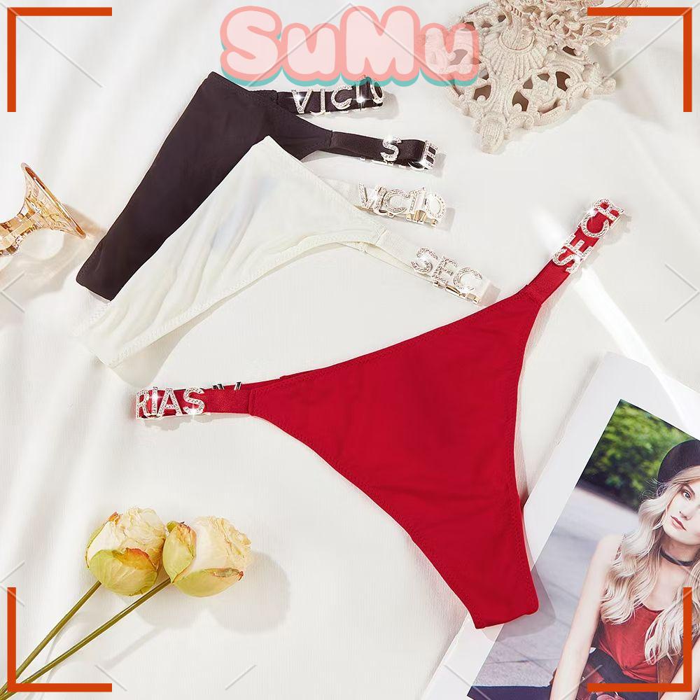 Quần Lót Lọt Khe In Chữ Rlastic Gợi Cảm Cho Nữ
