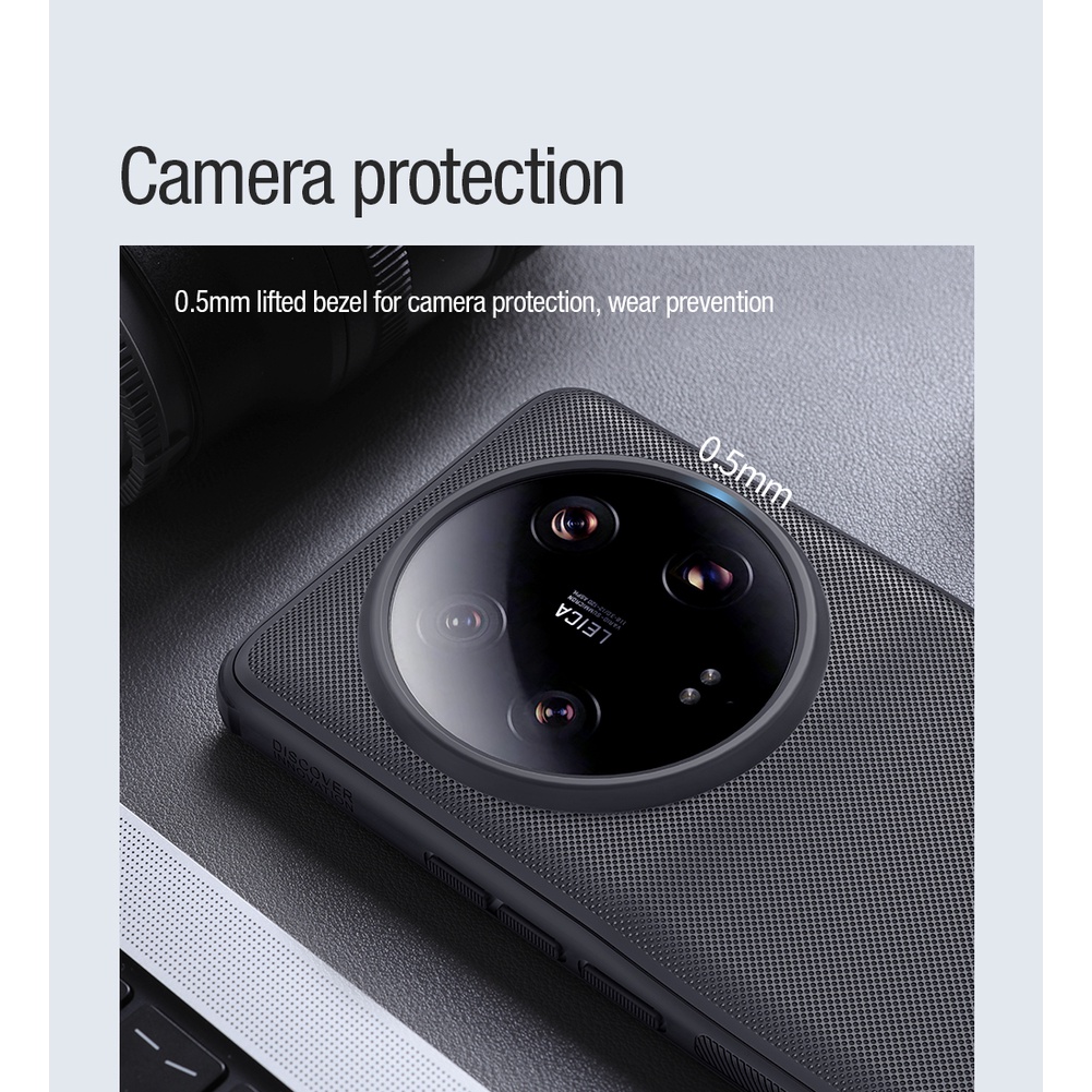 Ốp lưng Xiaomi 13 Ultra Nillkin Frosted Shield Pro nam châm Ốp lưng cho Xiaomi Mi 13 Ultra