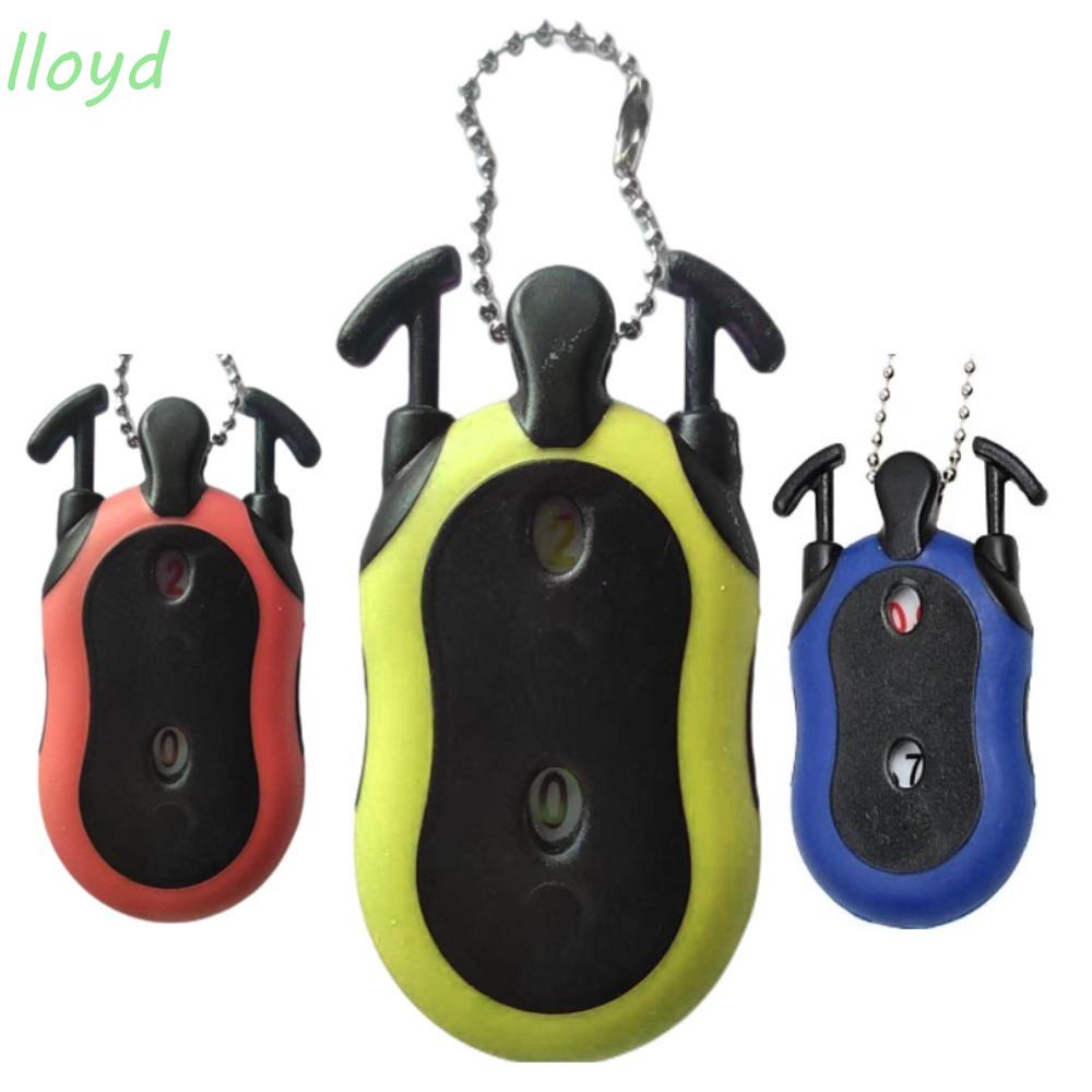 Lloyd Dụng Cụ Đếm Điểm Chơi Golf Hai Mặt Màu Vàng / Đỏ / Xanh Dương