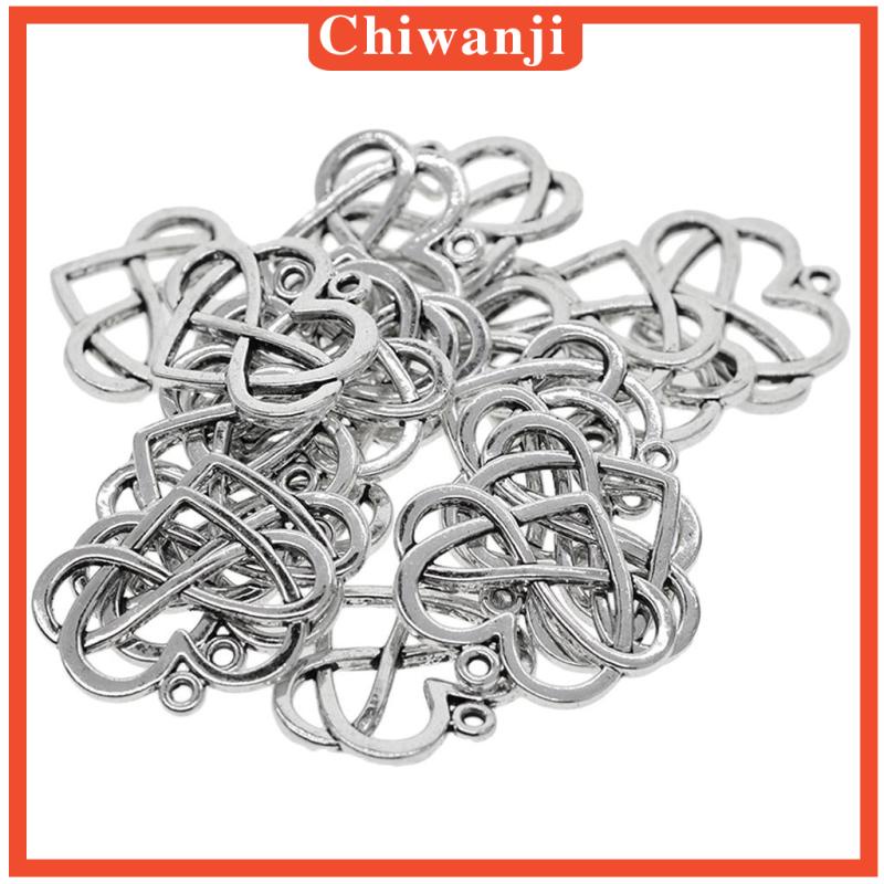 100 Mặt Dây Chuyền Hình Trái Tim Phong Cách Tây Tạng Dùng Làm Trang Sức DIY