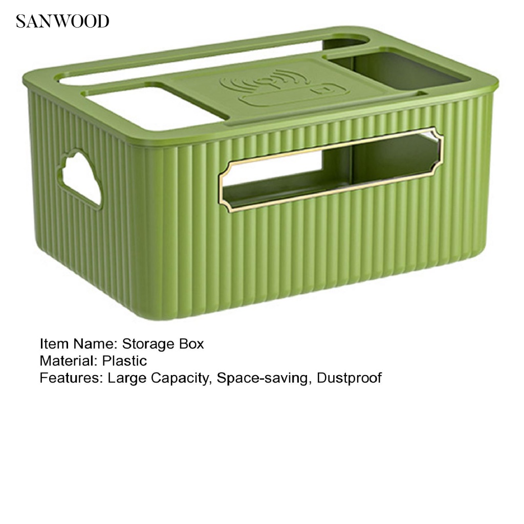 Hộp Đựng Vật Dụng Sức Chứa Lớn Viền Mịn Cho Nhà Ở